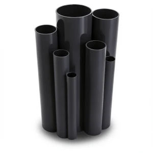 مواسير UPVC ضغط اسمي 11 بار مقاس ¼1 إنش سمك 1.63 مم لون أسود