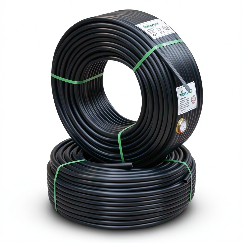 HDPE Pipes PE 100 Nominal Pressure 16 Bar Outside Diameter 63 mm Thickness 5.8 mm Black | NEPROPLAST