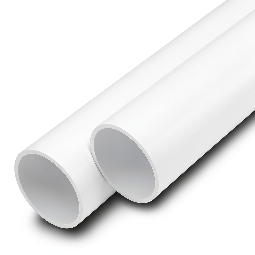 مواسير UPVC ضغط 25 بار قطر خارجي 140 مم سمك 12.7 مم لون أبيض