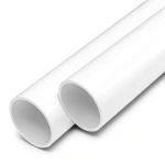 مواسير UPVC ضغط اسمي 25 بار قطر خارجي 160 مم سمك 14.6 مم لون أبيض
