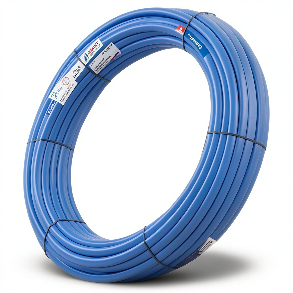 أنابيب HDPE نيبروبلاست PE 100 ضغط 16 بار قطر 110 مم سمك 10 مم لون أزرق | نيبروبلاست