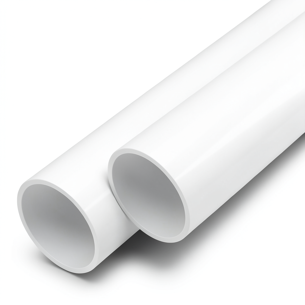 مواسير UPVC ضغط اسمي 25 بار قطر خارجي 180 مم سمك 16.4 مم لون أبيض