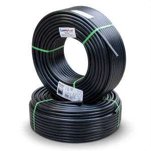 أنابيب HDPE PE 100 ضغط اسمي 16 بار قطر خارجي 125 مم سمك 11.4 مم لون أسود | نيبروبلاست