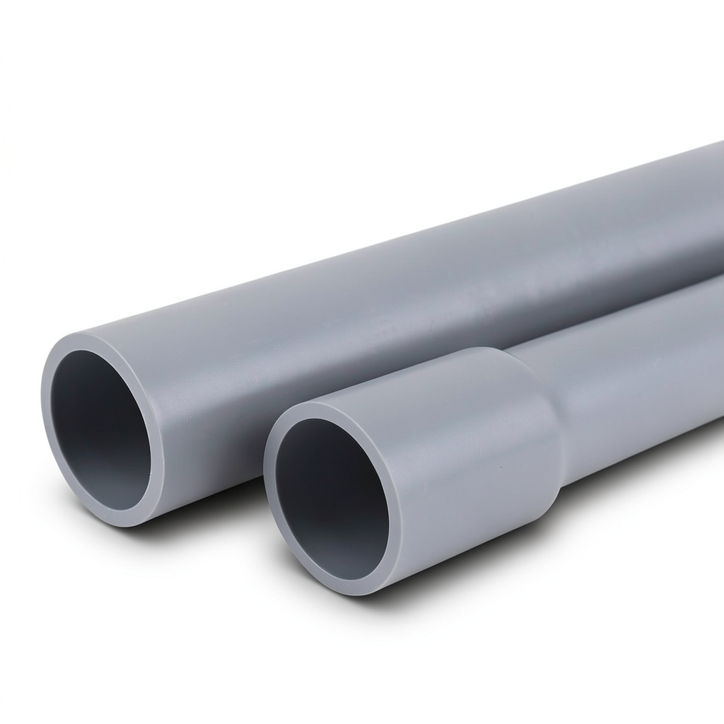 UPVC Pipes Nominal Pressure 10 Bar Outer Diameter 355 mm Thickness 16.90 mm Gray