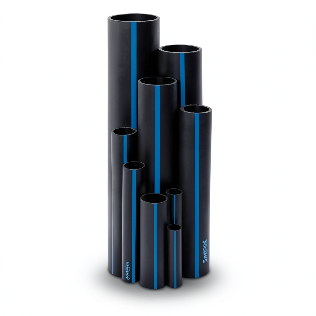 أنابيب HDPE سابكو PE 100 ضغط 12.5 بار قطر خارجي 315 مم سمك 23.2 مم لون اسود | سابكو