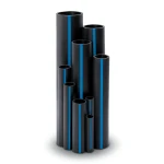 مواسير HDPE Sappco PE 100 ضغط 12.5 بار قطر خارجي 125 مم سمك 9.2 مم لون اسود | سابكو