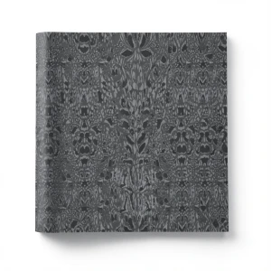 Italian Wallpaper Patterned Design Dark Gray, Size 10m x 0.70m, Model RC18063