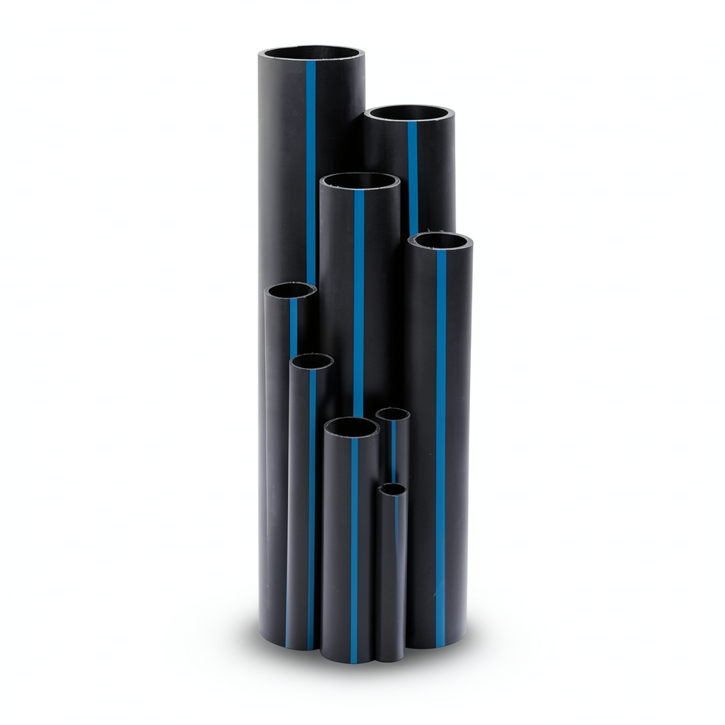 HDPE Pipes PE 100 Pressure 12.5 Bar Outside Diameter 50 mm Thickness 3.7 mm Black | SAPPCO