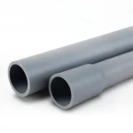 مواسير UPVC للتمديدات الكهربائية الوطنى ضغط 16 بار  قطر خارجي 50 مم سمك 3.70 مم لون رمادي