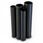 مواسير HDPE نيبروبلاست PE 80 ضغط 8 بار قطر خارجي 160 مم سمك 9.5 مم لون اسود