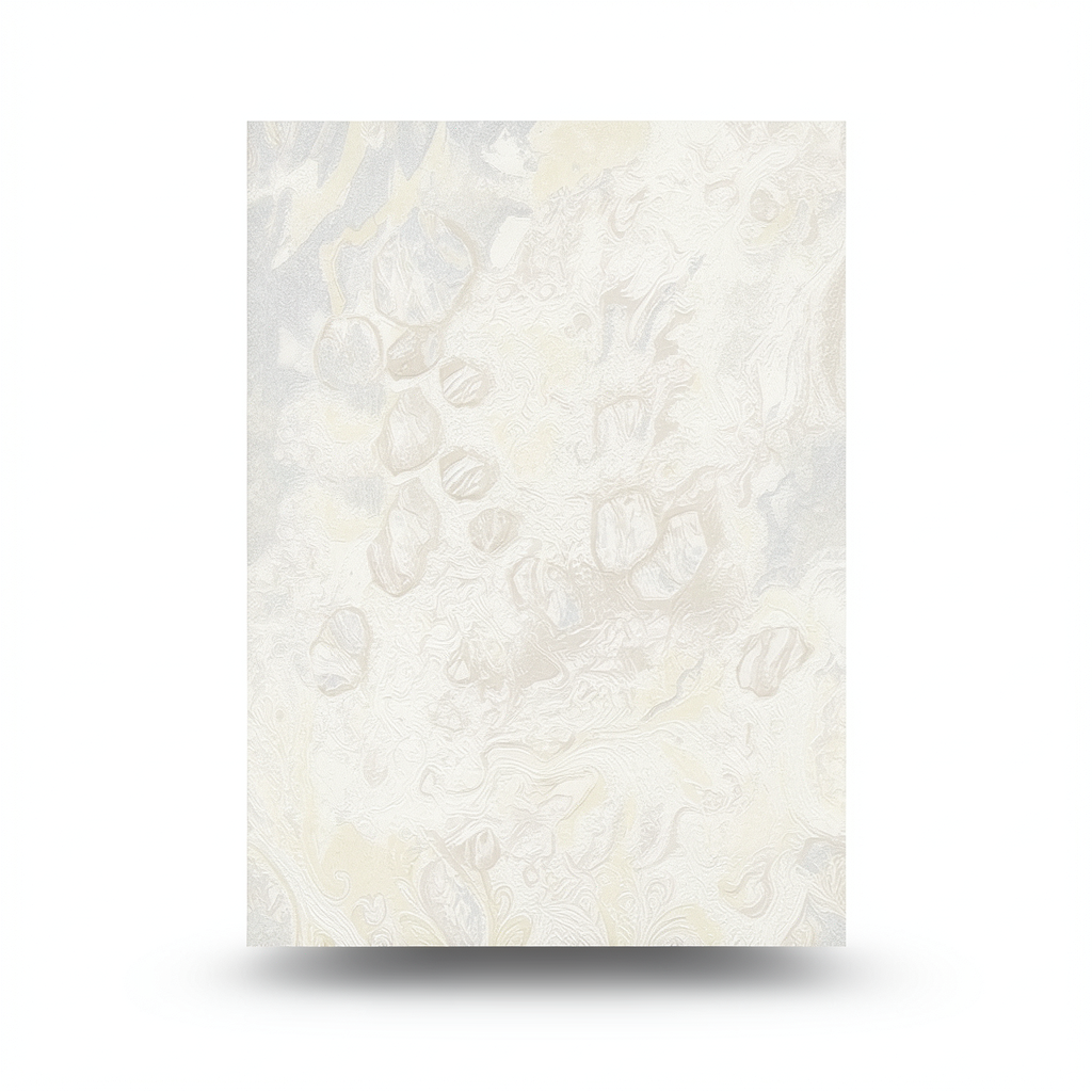 Italian Patterned Wall Covering 10m x 0.53m Creamy Color, Model 73523
