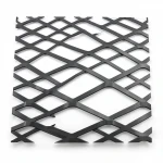 Hot Rolled (Black) Steel Expanded Metal Mesh   Thickness 2 mm Width 1.22 meter Length 6 meter | Bait Al Tatawor Company