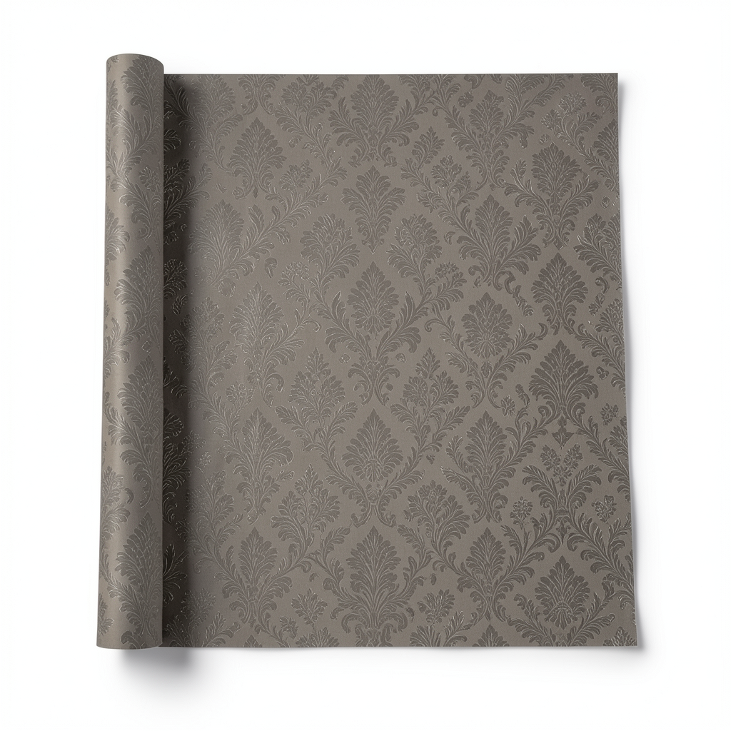 Italian Wall Decoration 10m x 1.06m Dark Beige, Model 4763