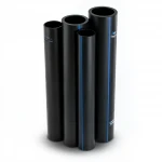 مواسير HDPE نيبروبلاست PE 80 ضغط 8 بار قطر خارجي 140 مم سمك 8.3 مم لون اسود