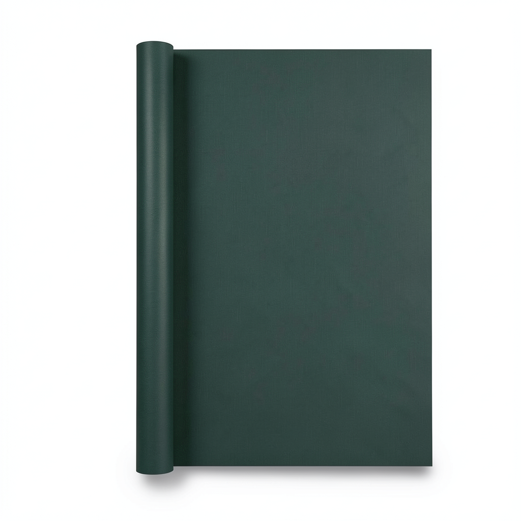 Plain Wallpaper Dark Green 10m x 0.53m, Model 10281-15