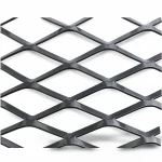 Hot Rolled (Black) Steel Expanded Metal Mesh   Thickness 2.7 mm Width 1.22 meter Length 6 meter | Bait Al Tatawor Company