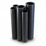 مواسير HDPE نيبروبلاست PE 80 ضغط 8 بار قطر خارجي 225 مم سمك 13.4 مم لون اسود