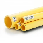 Neproplast  HDPE Pipes PE 80 Pressure 8 Bar Outside Diameter 450 mm Thickness 26.7 mm Color Yellow