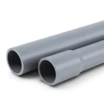 UPVC Pipes Nominal Pressure 8.6 Bar Size 1 1/2 inch Thickness 1.5 mm Gray