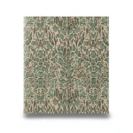 Italian Wallpaper Beige With Green Patterned Design, Size 10m x 0.70m, Model RC18061