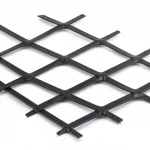 Hot Rolled (Black) Steel Expanded Metal Mesh   Thickness 2.3 mm Width 1.22 meter Length 7 meter | Bait Al Tatawor Company
