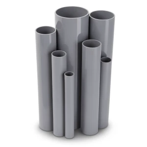 UPVC Pipes Nominal Pressure 13.8 Bar Size 1 inch Thickness 1.6 mm Gray