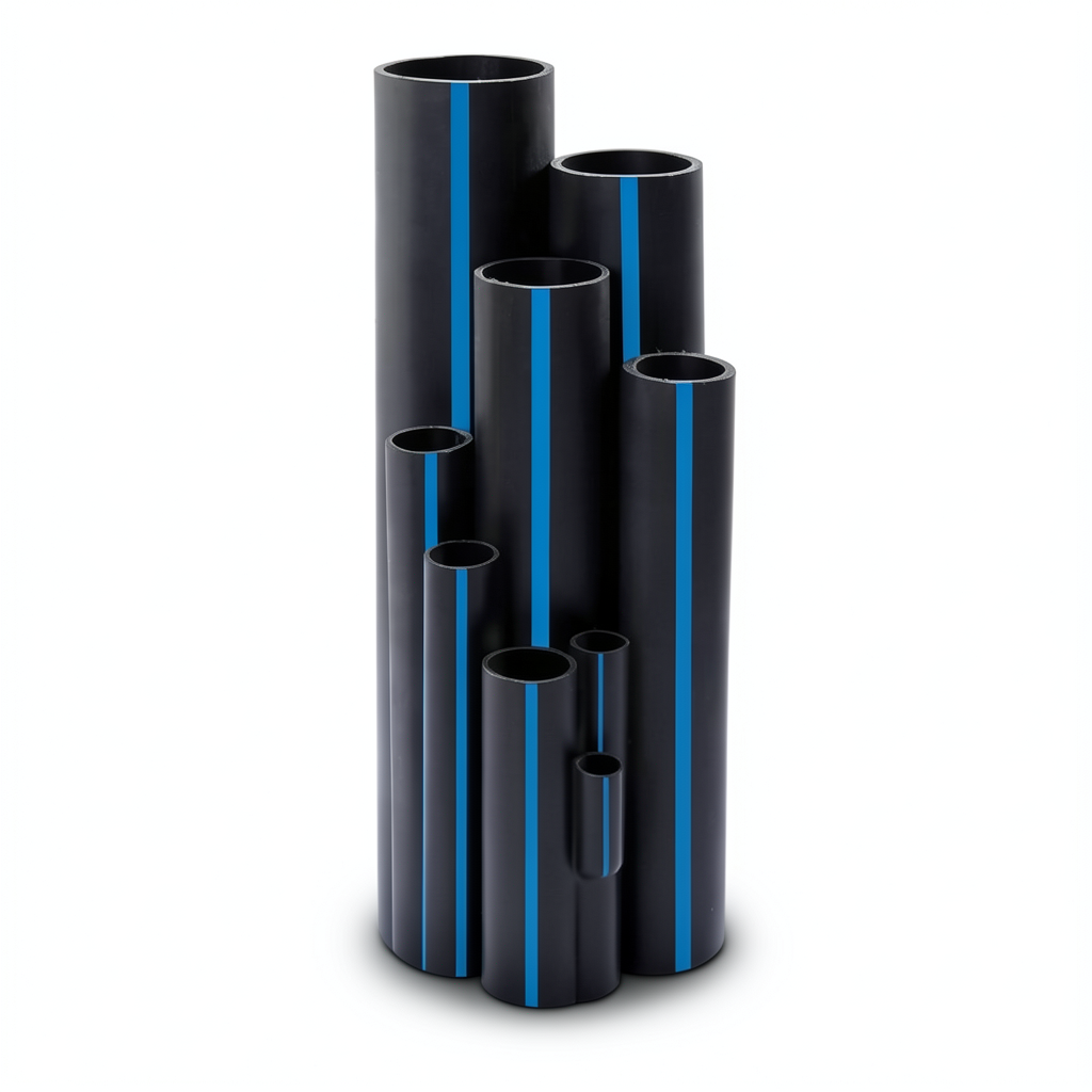 مواسير HDPE سابكو PE 100 ضغط 12.5 بار قطر خارجي 180 مم سمك 13.3 مم لون اسود | سابكو