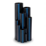 أنابيب HDPE سابكو PE 100 ضغط 12.5 بار قطر خارجي 200 مم سمك 14.7 مم لون أسود | سابكو