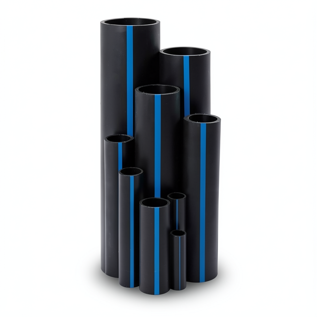 Sappco HDPE Pipes PE 100 Pressure 12.5 Bar Outside Diameter 200 mm Thickness 14.7 mm Black | SAPPCO