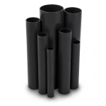مواسير UPVC ضغط 13.8 بار مقاس ¼ 1 إنش سمك 2.01 مم لون أسود