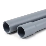 مواسير UPVC ضغط 11 بار مقاس 1 إنش سمك 1.5 مم لون رمادي