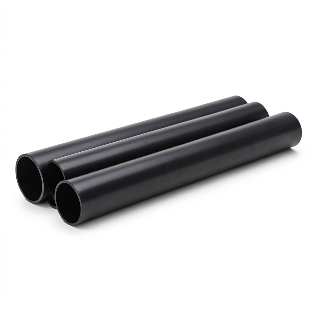 مواسير UPVC ضغط 13.8 بار مقاس ½ 1 إنش سمك 2.29 مم لون أسود