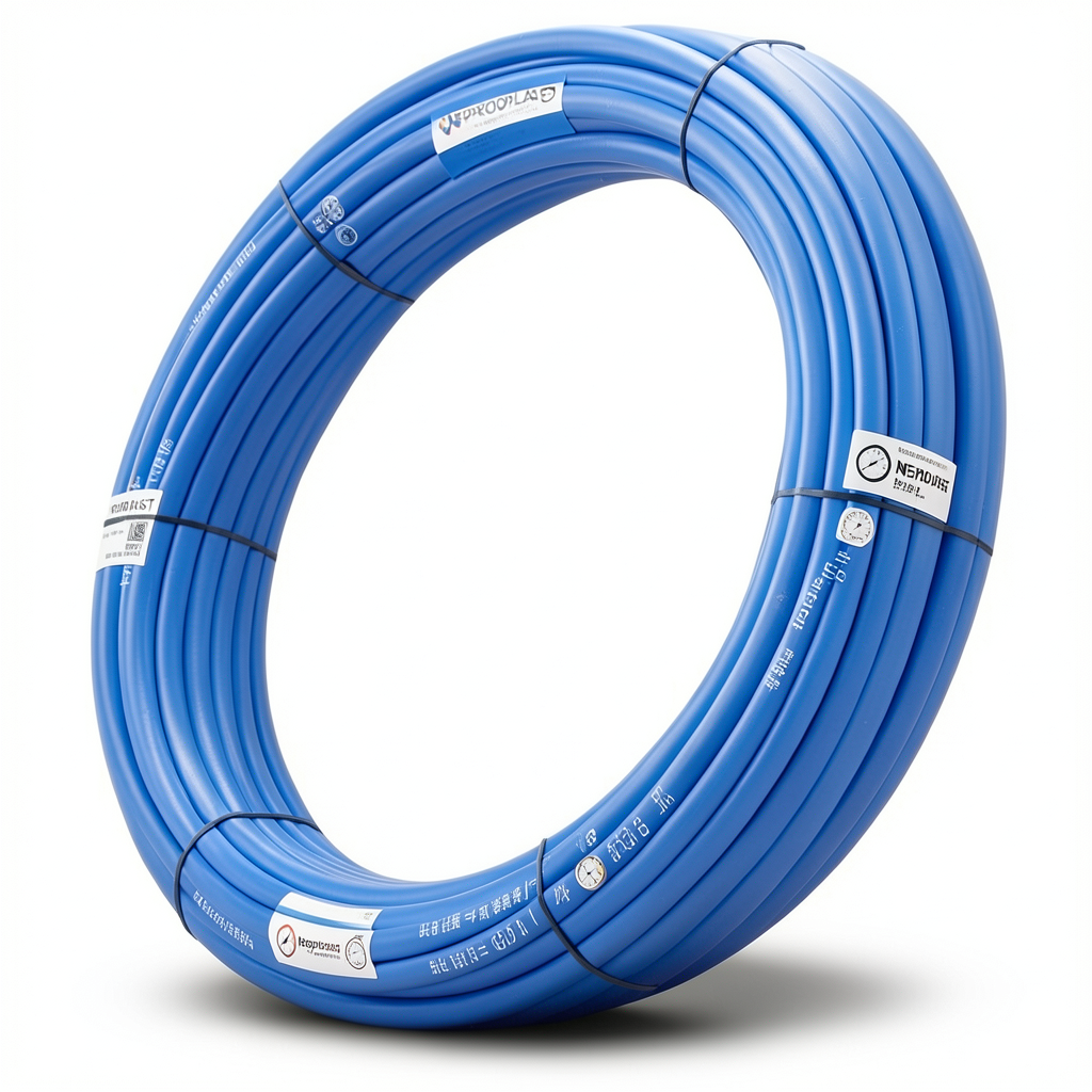 أنابيب HDPE نيبروبلاست PE 80 ضغط 8 بار قطر خارجي 25 مم سمك 1.8 مم لون ازرق | نيبروبلاست