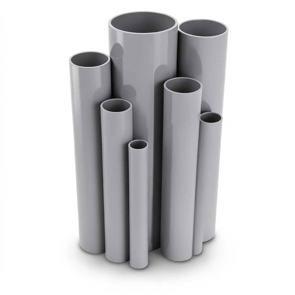 UPVC Pipes ¾ inch Size 1.57 mm Thickness 17.2 Bar Pressure Gray Colour