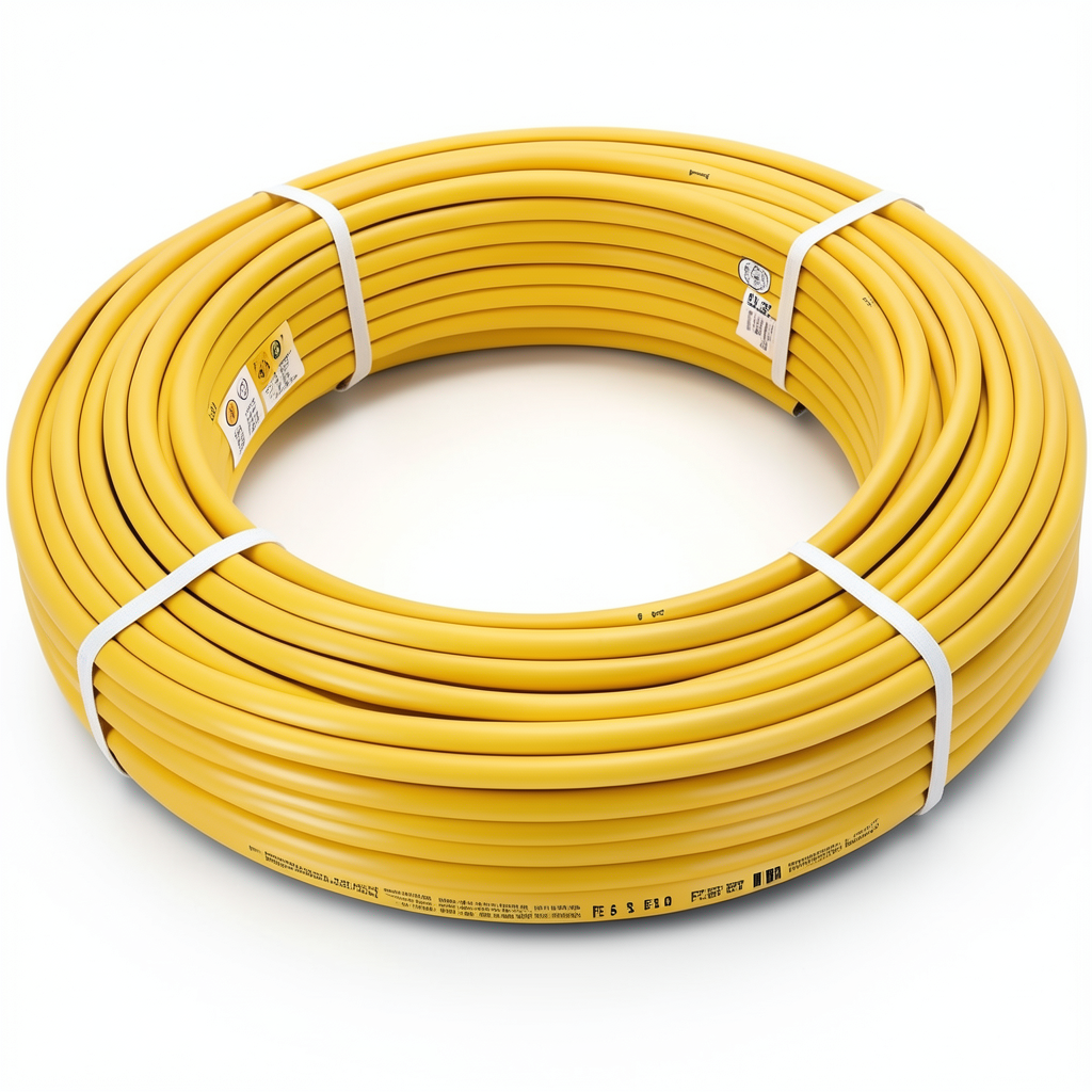 أنابيب HDPE PE 80 ضغط 8 بار قطر خارجي 25 مم سمك 1.8 مم لون أصفر | نيبروبلاست