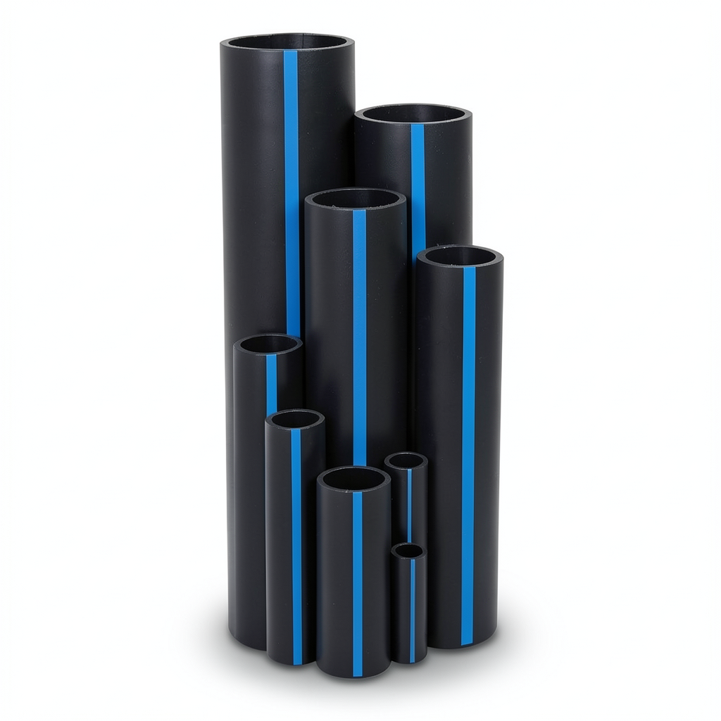 Sappco HDPE Pipes PE 100 Pressure 12.5 Bar Outside Diameter 630 mm Thickness 46.3 mm Black | SAPPCO