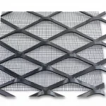 Hot Rolled (Black) Steel Expanded Metal Mesh   Thickness 2.3 mm Width 1.22 M Length 4 meter  Bait Al Tatawor Company