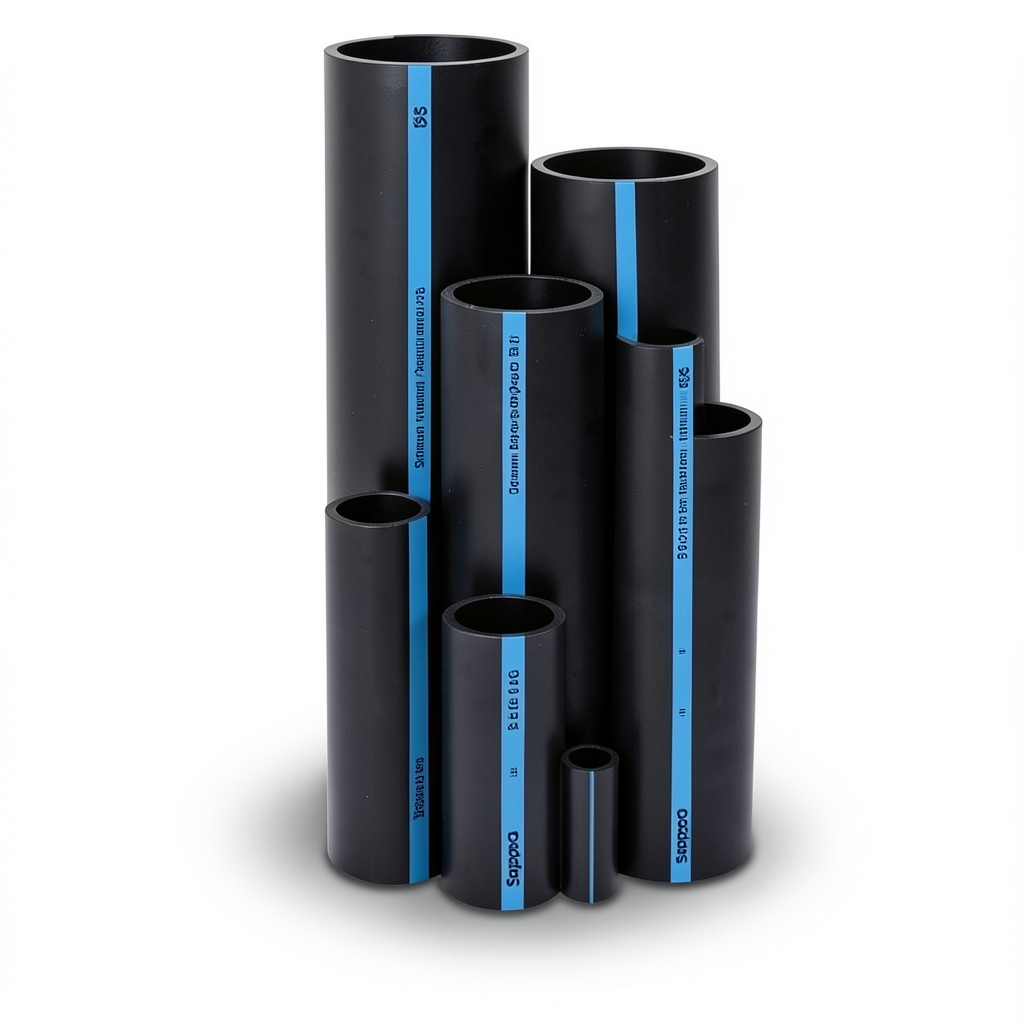 أنابيب HDPE سابكو PE 100 ضغط 16 بار قطر خارجي 25 مم سمك 2.3 مم لون اسود | سابكو