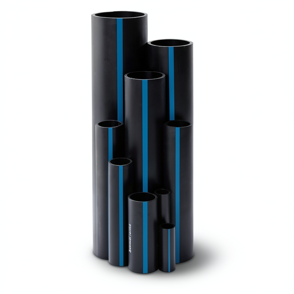 مواسير HDPE سابكو PE 100 ضغط 16 بار قطر خارجي 32 مم سمك 3 مم لون أسود | سابكو