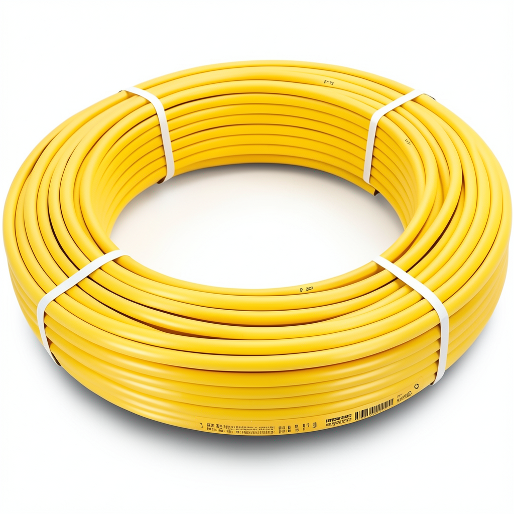 أنابيب HDPE PE 100 ضغط 16 بار قطر 63 مم سمك 5.8 مم أصفر | نيبروبلاست