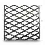 Hot Rolled (Black) Steel Expanded Metal Mesh   Thickness 6 mm Width 1.22 meter Length 1 meter | Bait Al Tatawor Company