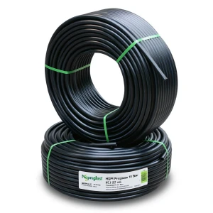 أنابيب HDPE نيبروبلاست PE 100 ضغط 10 بار قطر خارجي 32 مم سمك 1.9 مم لون اسود | نيبروبلاست