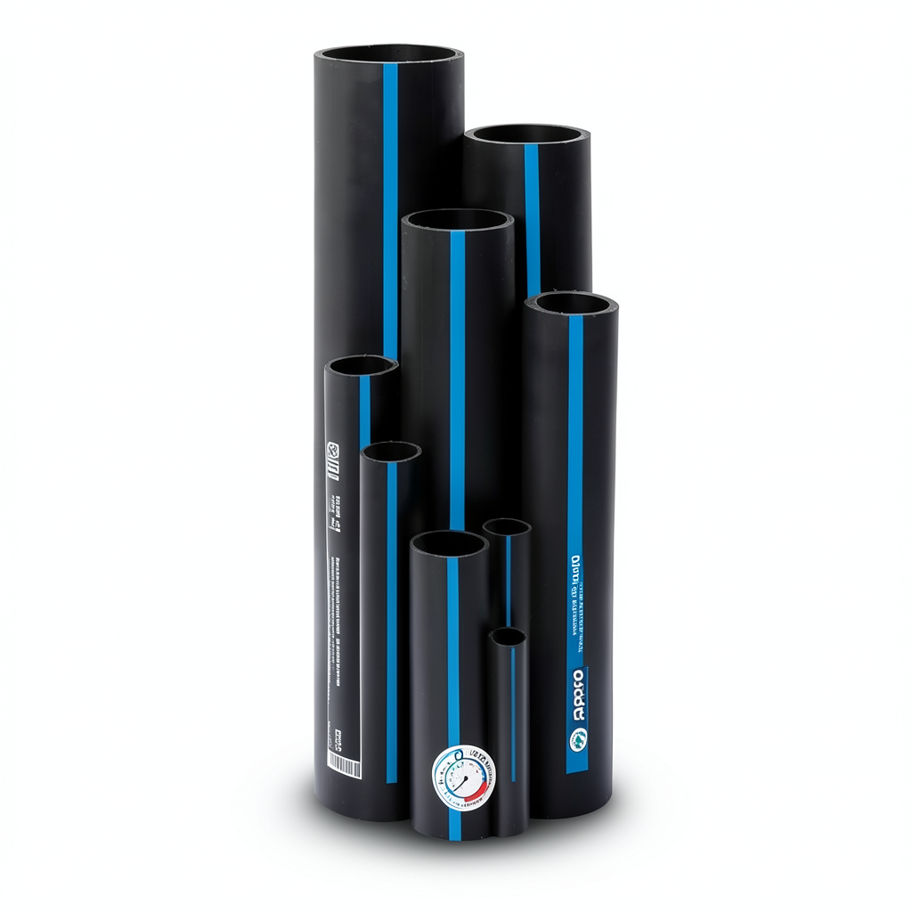 Sappco HDPE Pipes PE 100 Pressure 16 Bar Outside Diameter 20 mm Thickness 2 mm Black | SAPPCO