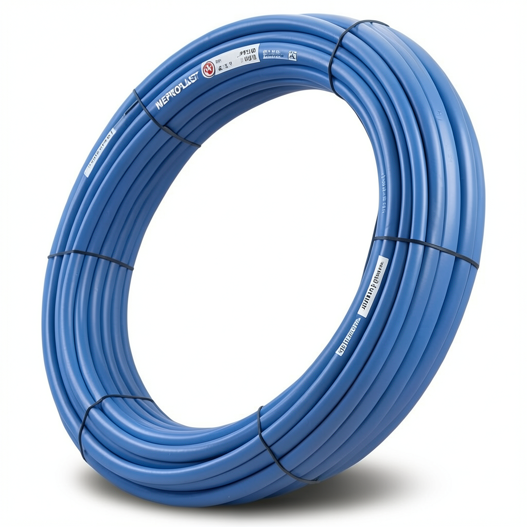 أنابيب HDPE PE 100 ضغط 10 بار قطر خارجي 32 مم سمك 1.9 مم لون أزرق | نيبروبلاست