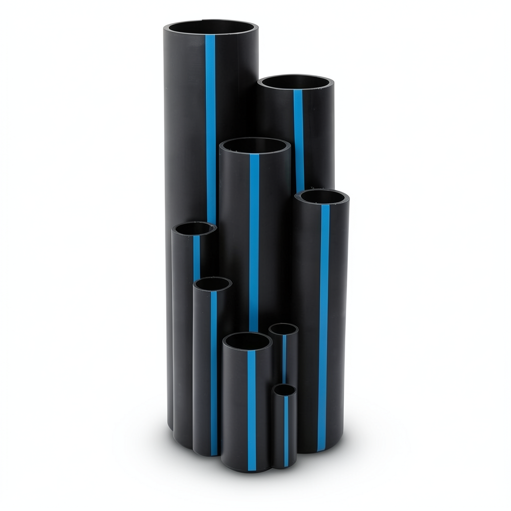 مواسير HDPE سابكو PE 100 ضغط 16 بار قطر خارجي 32 مم سمك 3 مم لون أسود | سابكو