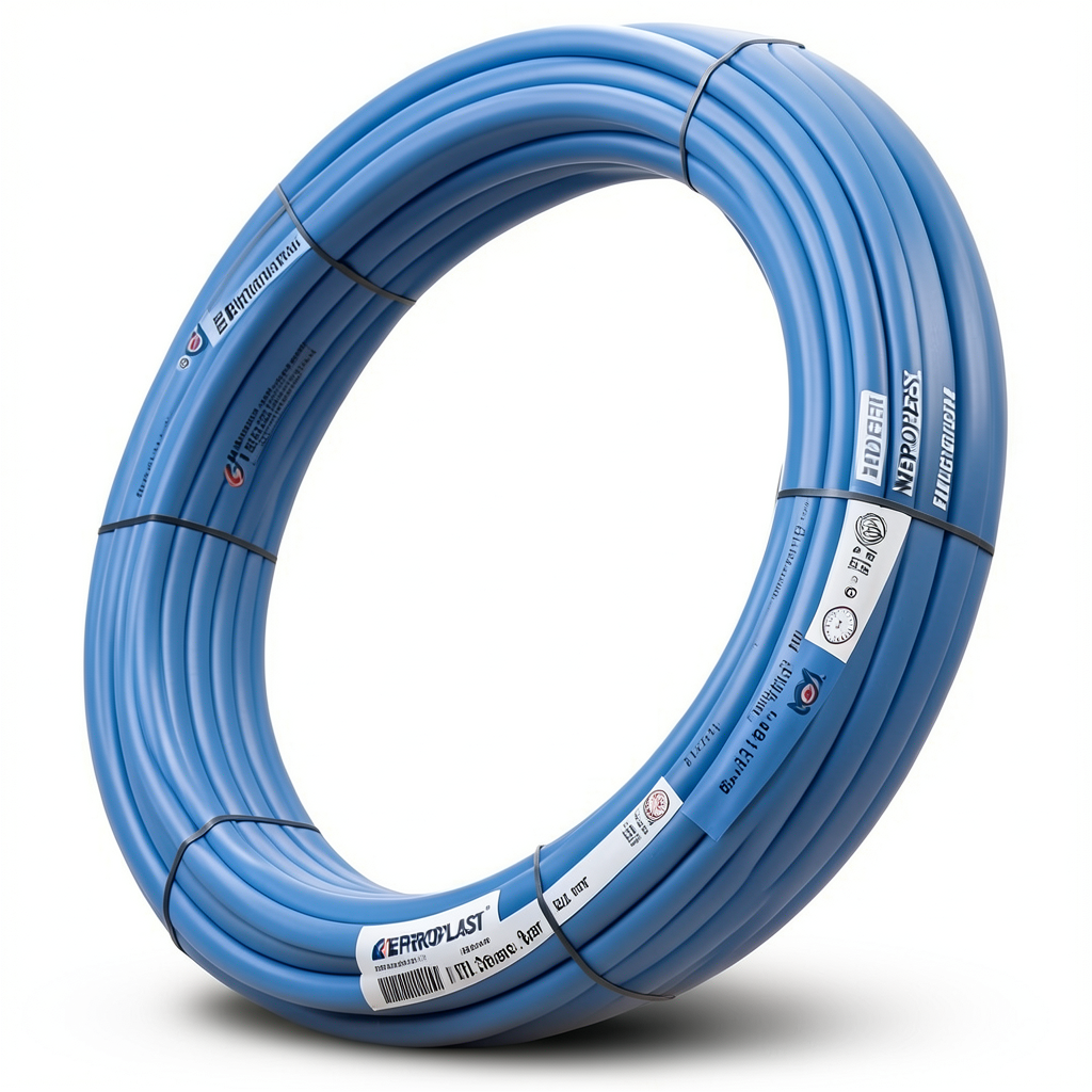 أنابيب HDPE PE 80 ضغط 8 بار قطر 32 مم سمك 1.9 مم أزرق | نيبروبلاست