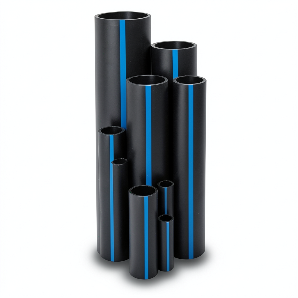 Sappco HDPE Pipes PE 100 Pressure 16 Bar Outside Diameter 90 mm Thickness 8.2 mm Black Color | SAPPCO
