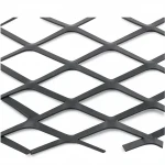 Hot Rolled (Black) Steel Expanded Metal Mesh   Thickness 5.8 mm Width 1.22 meter Length 2 meter | Bait Al Tatawor Company