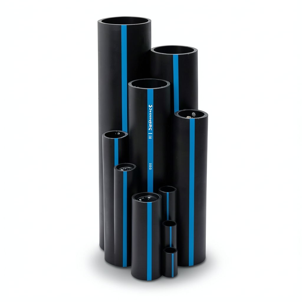 أنابيب HDPE سابكو PE 100 ضغط 16 بار قطر خارجي 110 مم سمك 10 مم لون اسود | سابكو