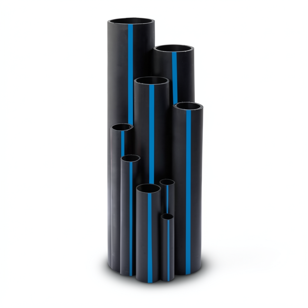 أنابيب HDPE سابكو PE 100 ضغط 16 بار قطر خارجي 140 مم سمك 12.7 مم لون أسود | سابكو
